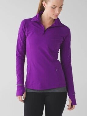 Lululemon Face the Frost 1/2 Zip Tech Fleece Pullover Size 4